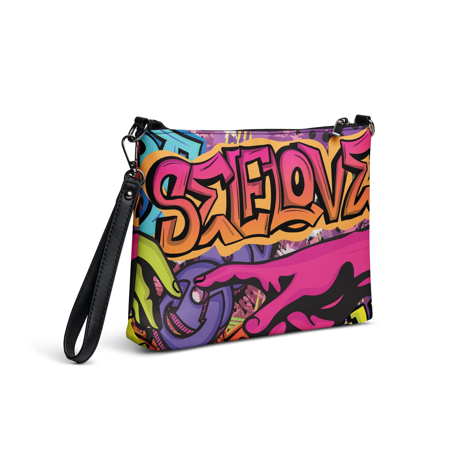 Graffiti Caloranti Cross Body Bag