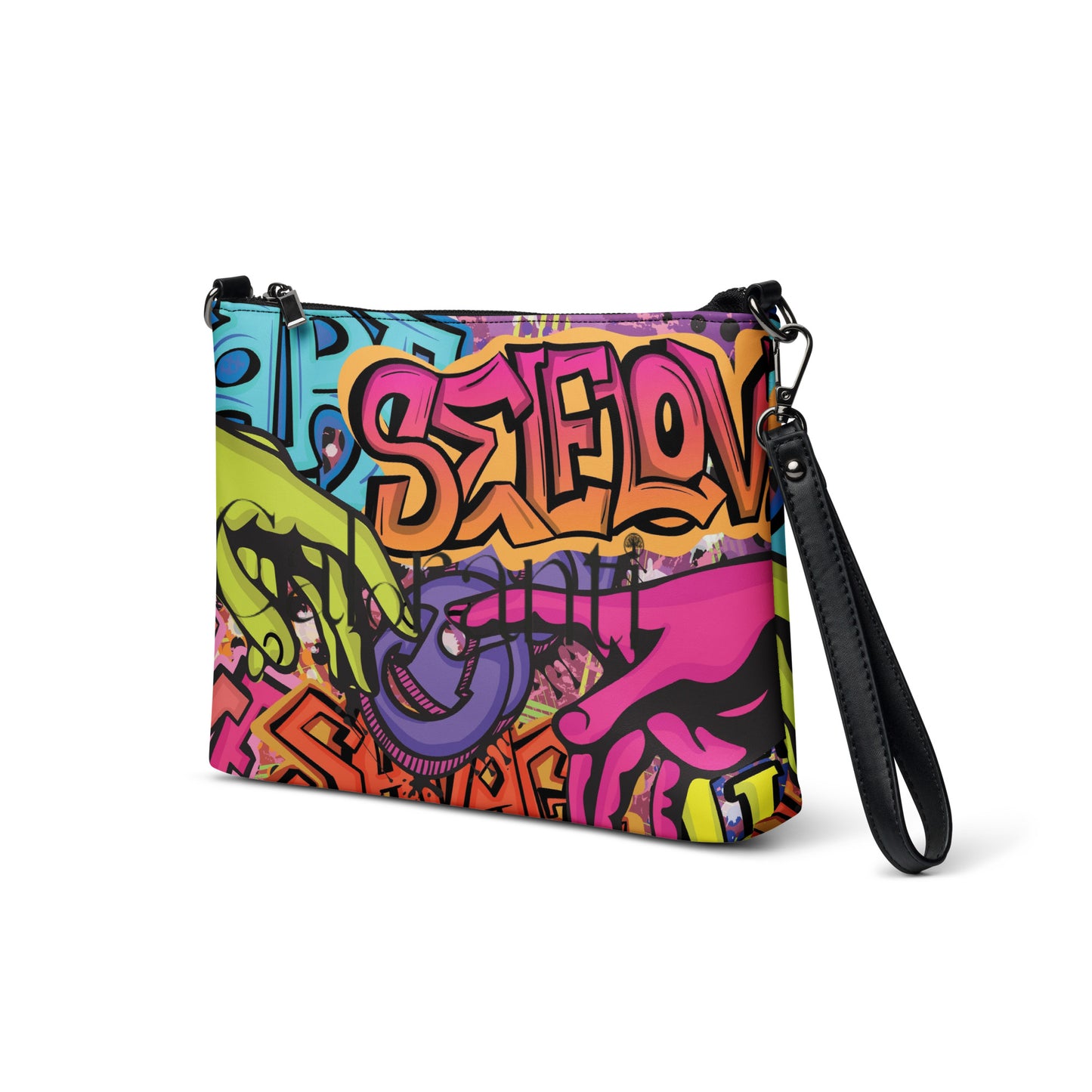 Graffiti Caloranti Cross Body Bag