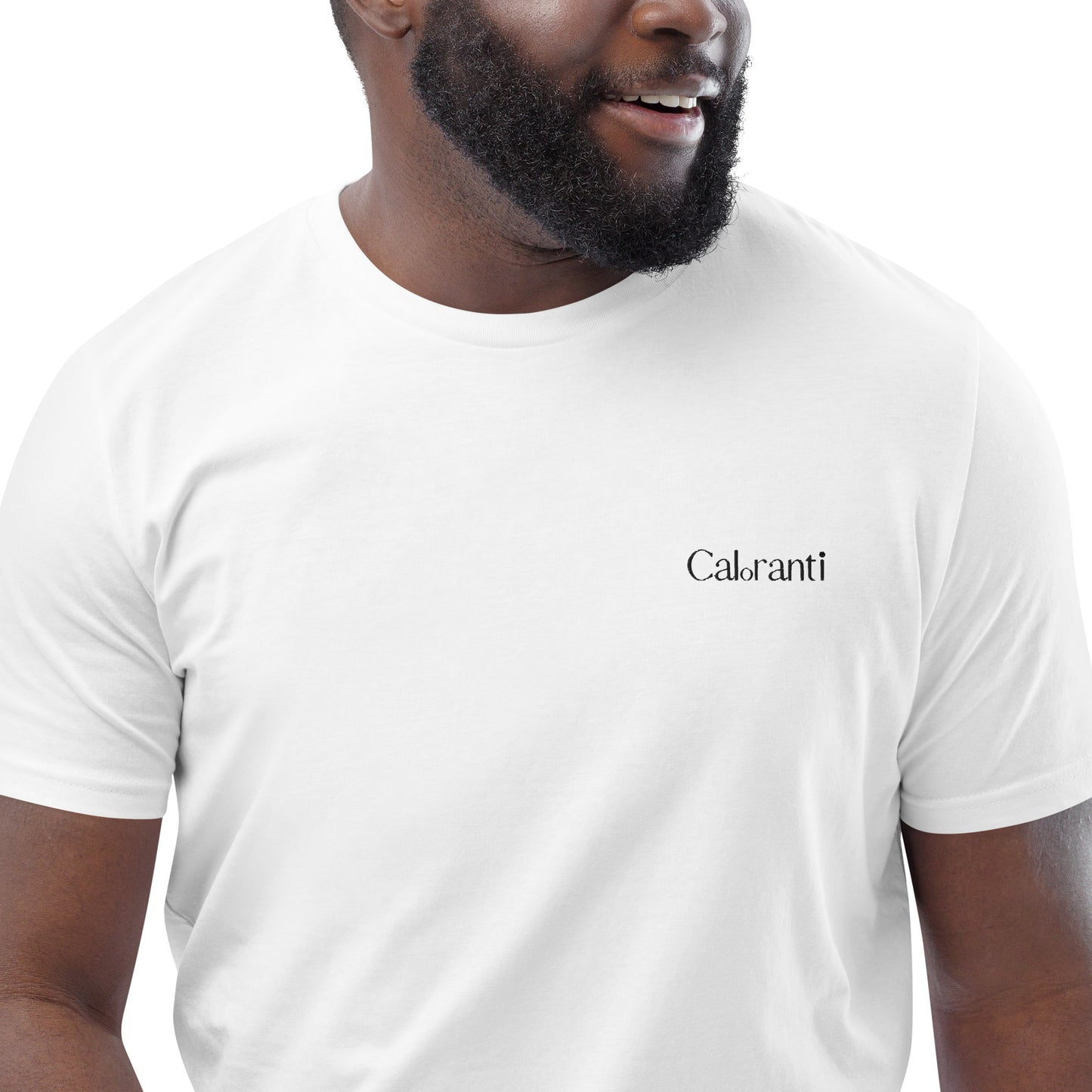 Caloranti Mens Embroidered Organic Cotton T-shirt