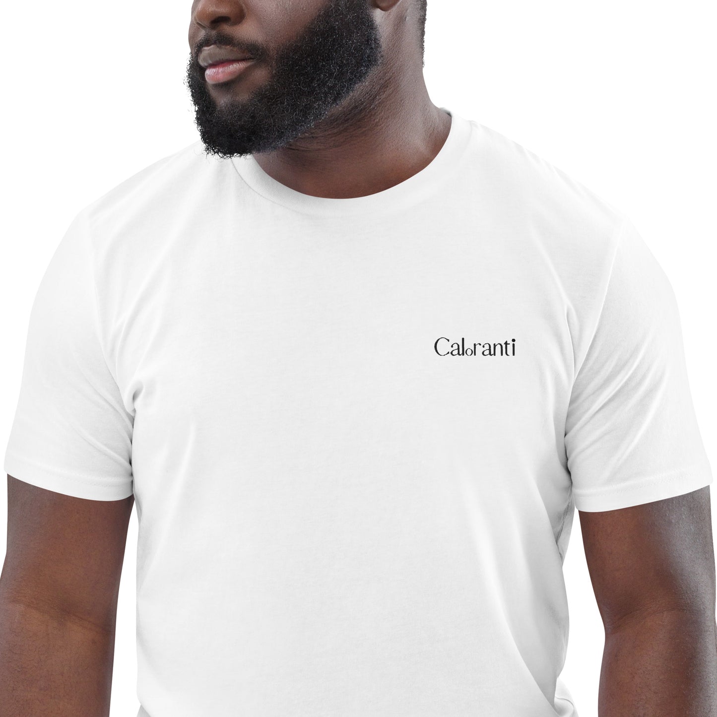 Caloranti Mens Embroidered Organic Cotton T-shirt