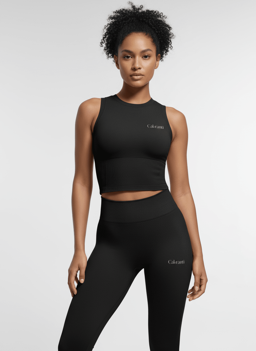 Seamless Double - Layer Waistband Peach Buttocks Shaping Yoga Leggings - Caloranti