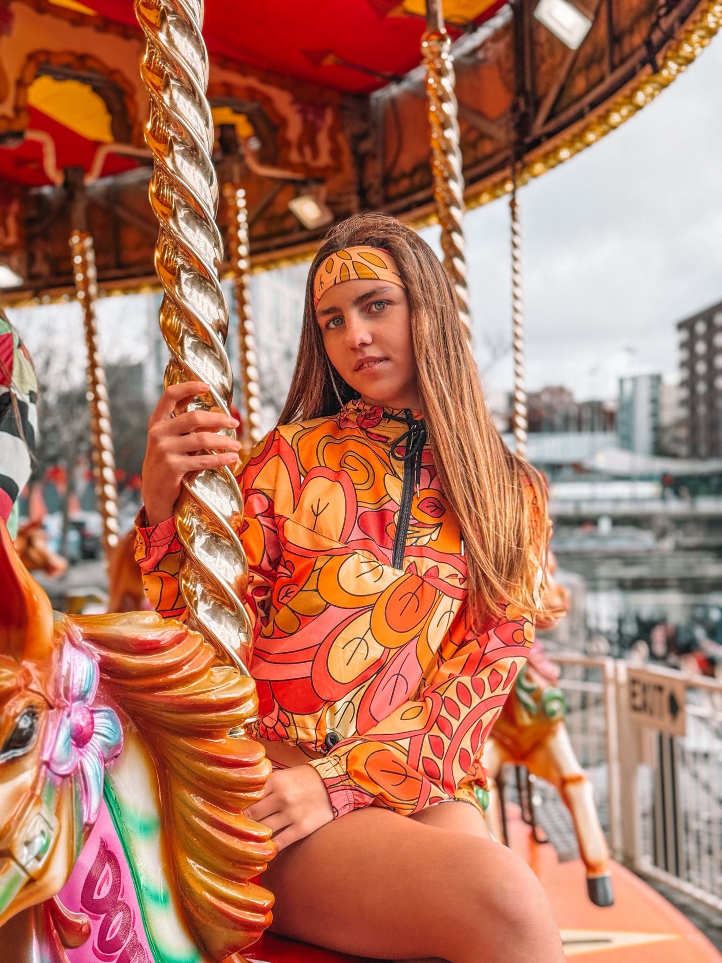 Caloranti Kids Paisley Windbreaker